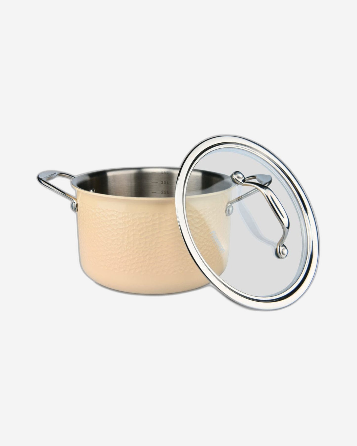 Fissman Saucepan Brigitte Beige/Silver 5L