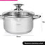 Fissman Casserole Silver 18cm