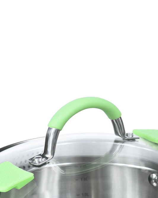 Fissman Charlotte Casserole With Glass Lid Multicolour 24x12.5cm