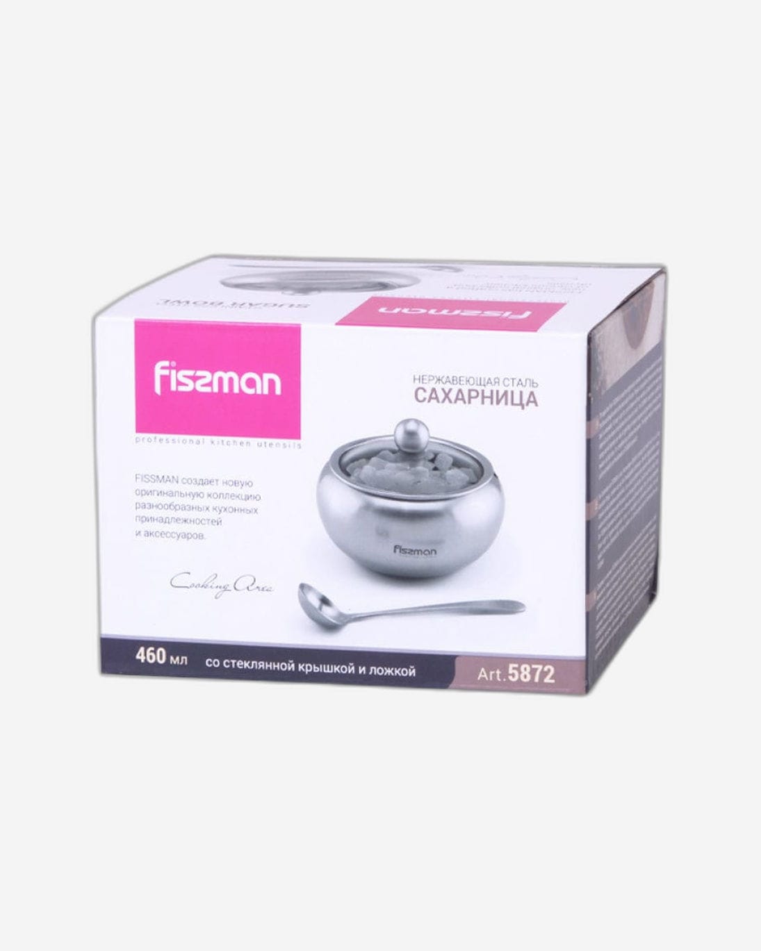 Fissman Sugar Bowl Silver 460ml