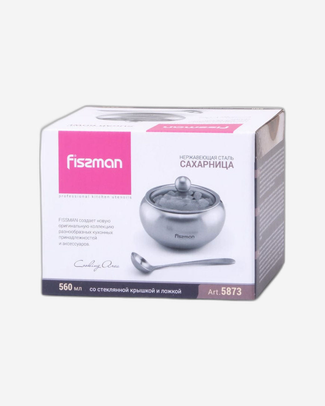 Fissman Sugar Bowl Silver 560ml