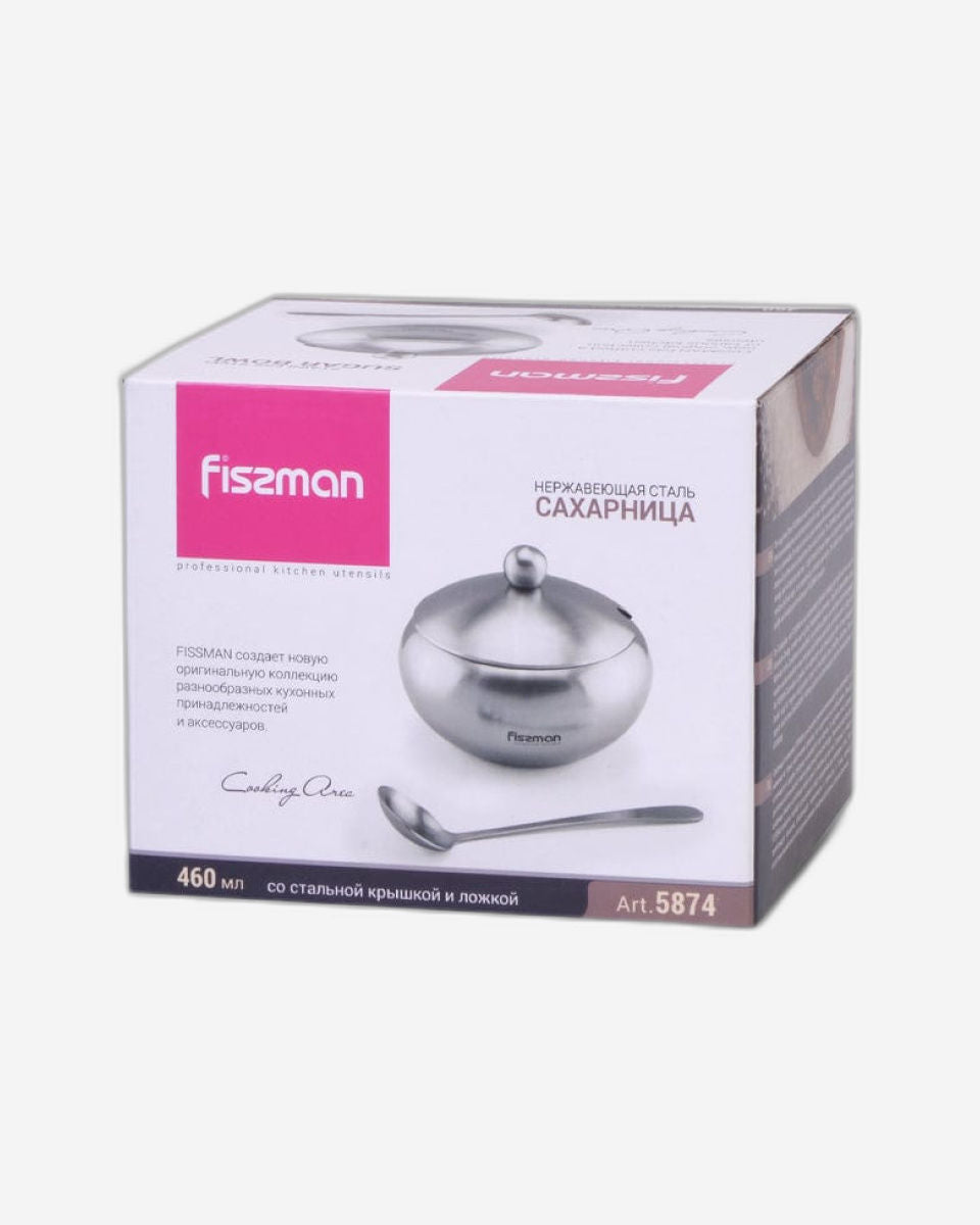 Fissman Sugar Bowl Silver 460ml