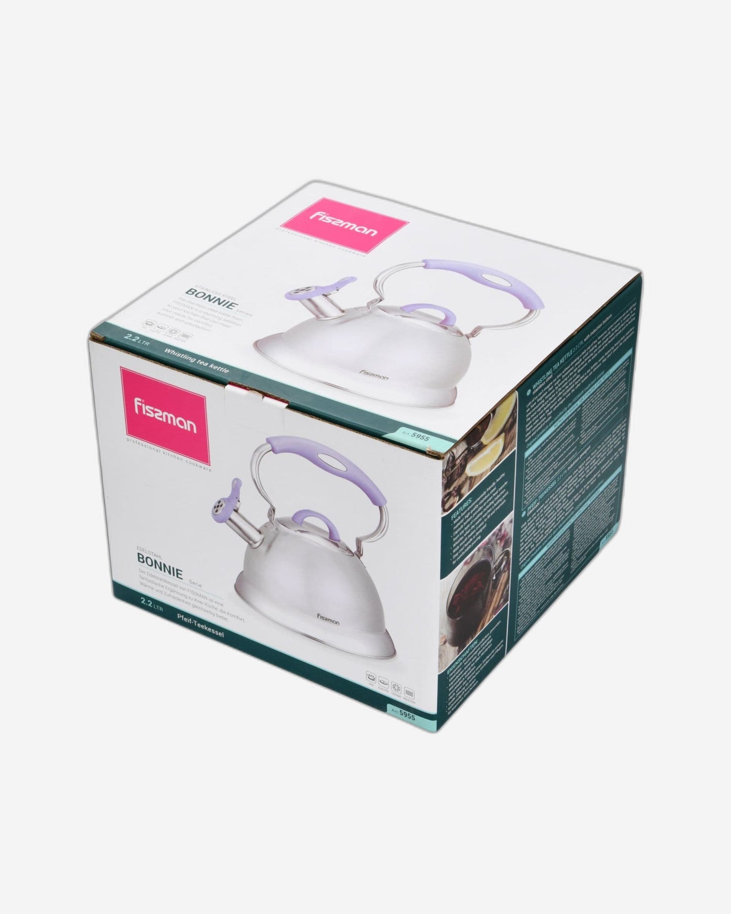 Fissman Whistling Kettle Bonnie Silver/Purple