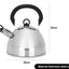 Fissman Whistling Kettle Silver 1.8L