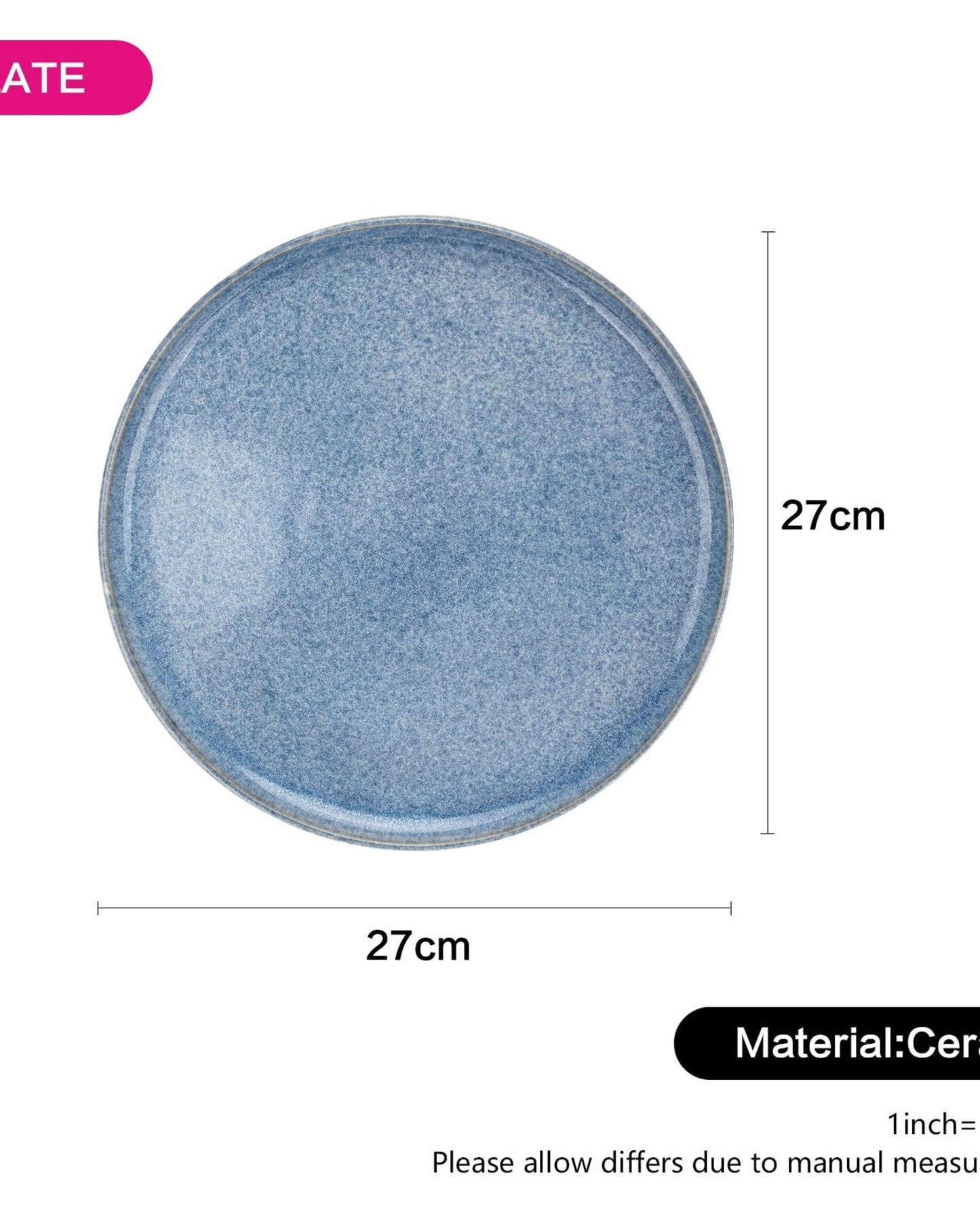 Fissman Plate Cozy Ceramic 27cm