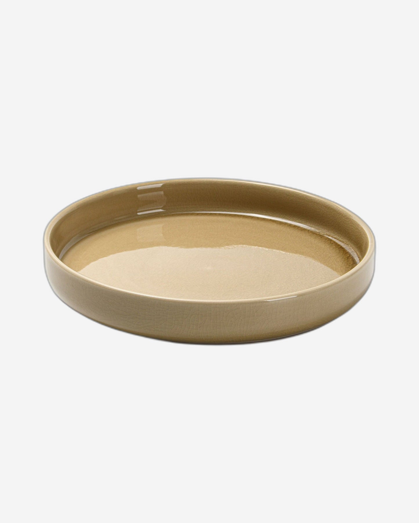 Fissman Plate Ceramic Brown 22cm