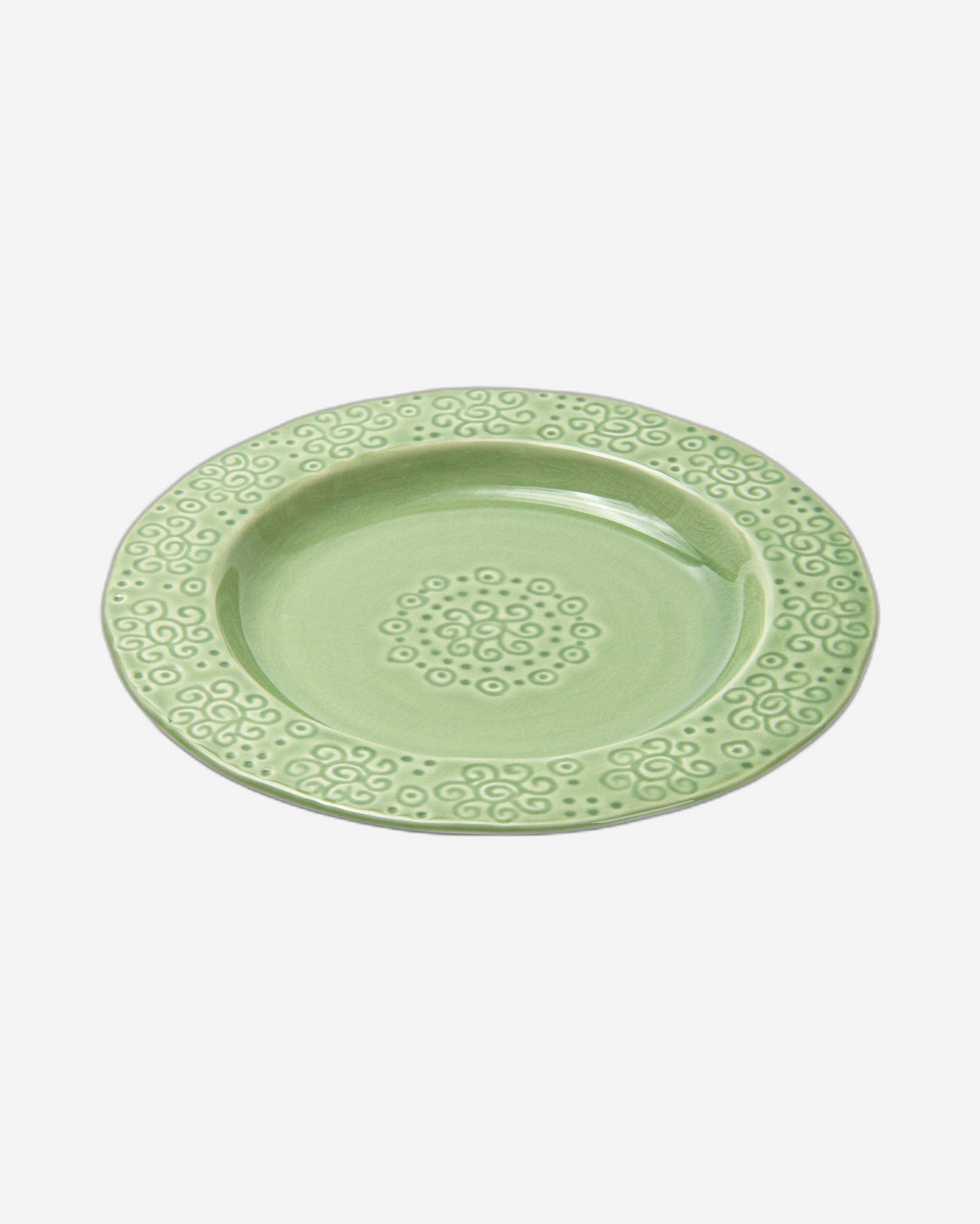 Fissman Ceramic Plate Green 23cm