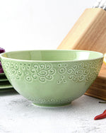 Fissman Ceramic Bowl Green 21.6cm