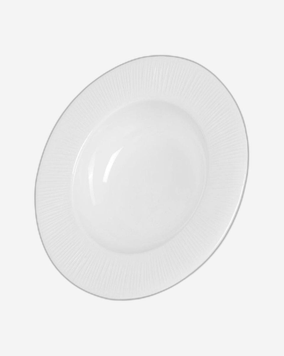 Fissman Soup Plate Bellagio White 25cm 4Pc