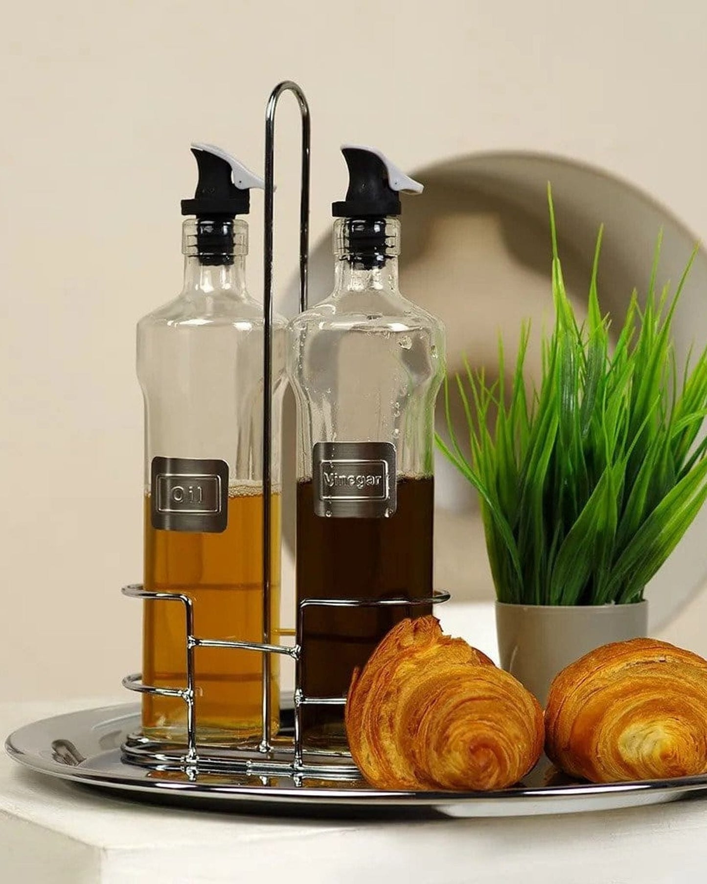Fissman Oil & Vinegar Bottle Multicolour 2Pc 500ml