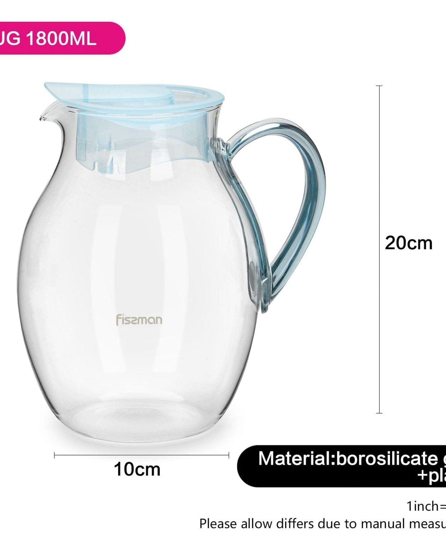 Fissman Pitcher Jug Blue