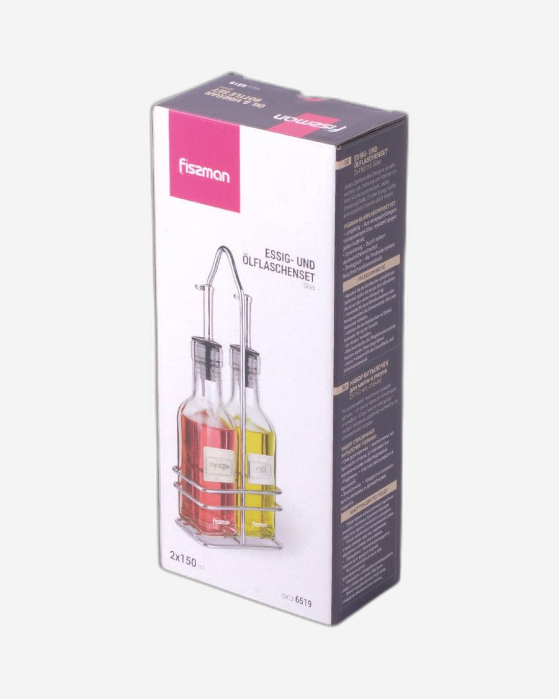 Fissman Oil & Vinegar Bottle 2Pc 150ml