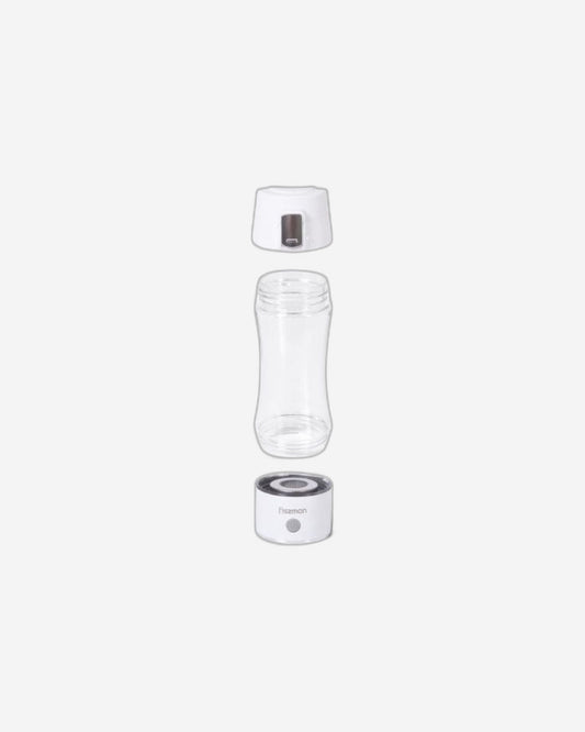 Fissman Water Bottle 320ml Portable Hydrogen Rich Water Generator Rechargeable With USB Ionizer Hydrogen Shaker White 320ml