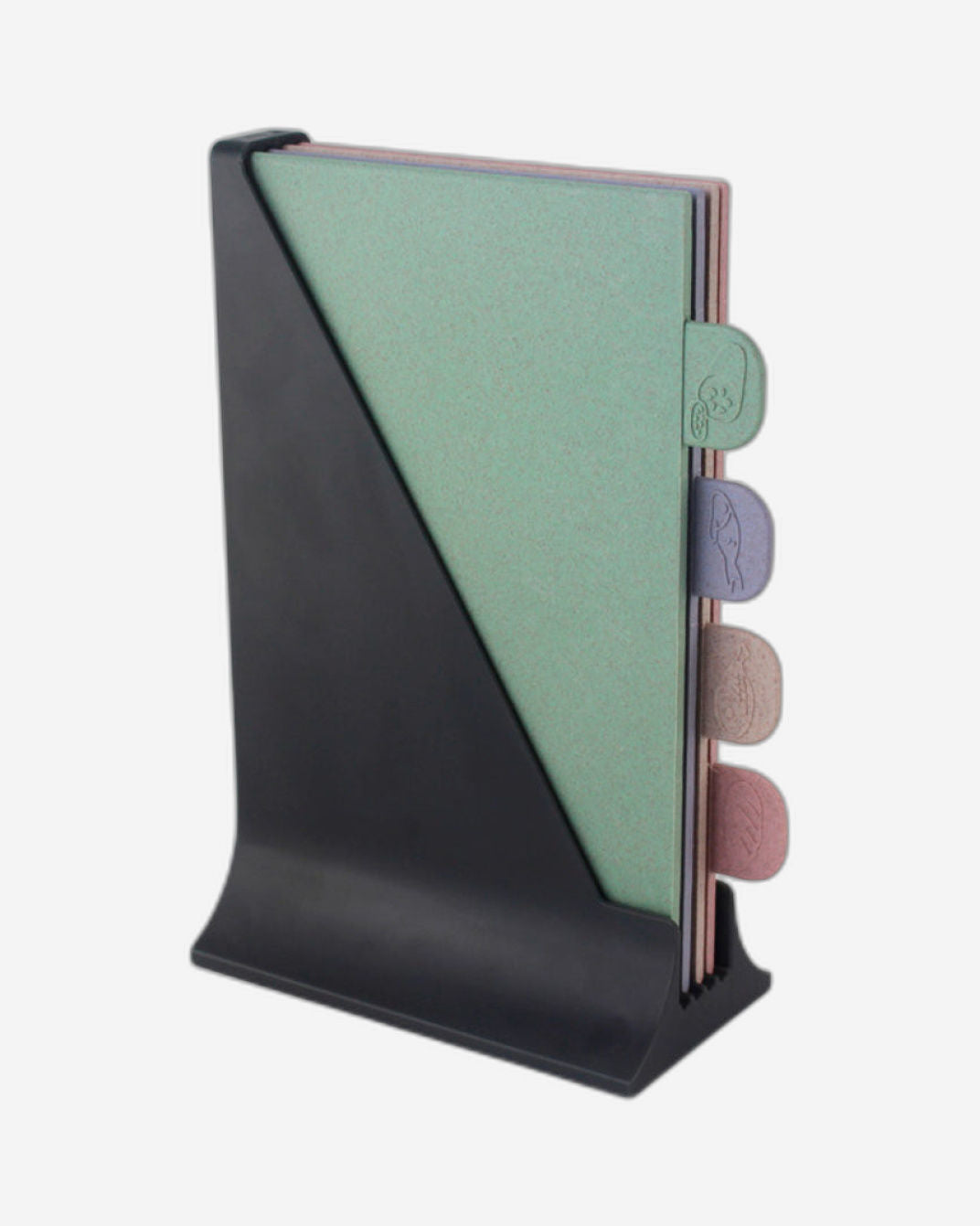 Fissman 4-Piece Index Chopping Board Set 21cm Plastic