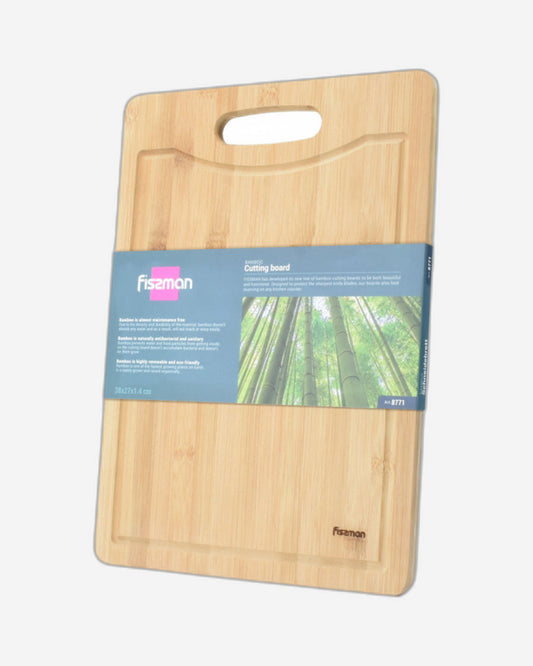 Fissman Bamboo Fiber Cutting Board Brown 38x27x1.4cm