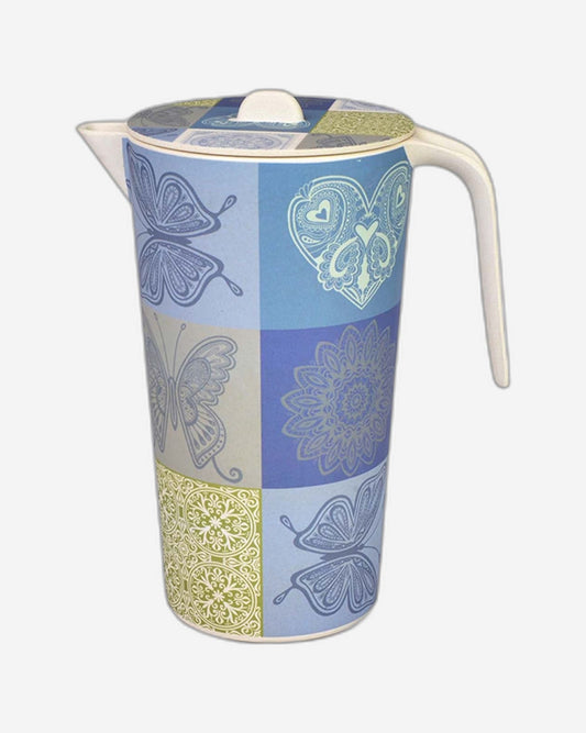 Fissman Pitcher Jug Butterfly Print Multicolour 1.7L