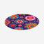 Fissman Plate Flower Printed Ceramic Purple/Green