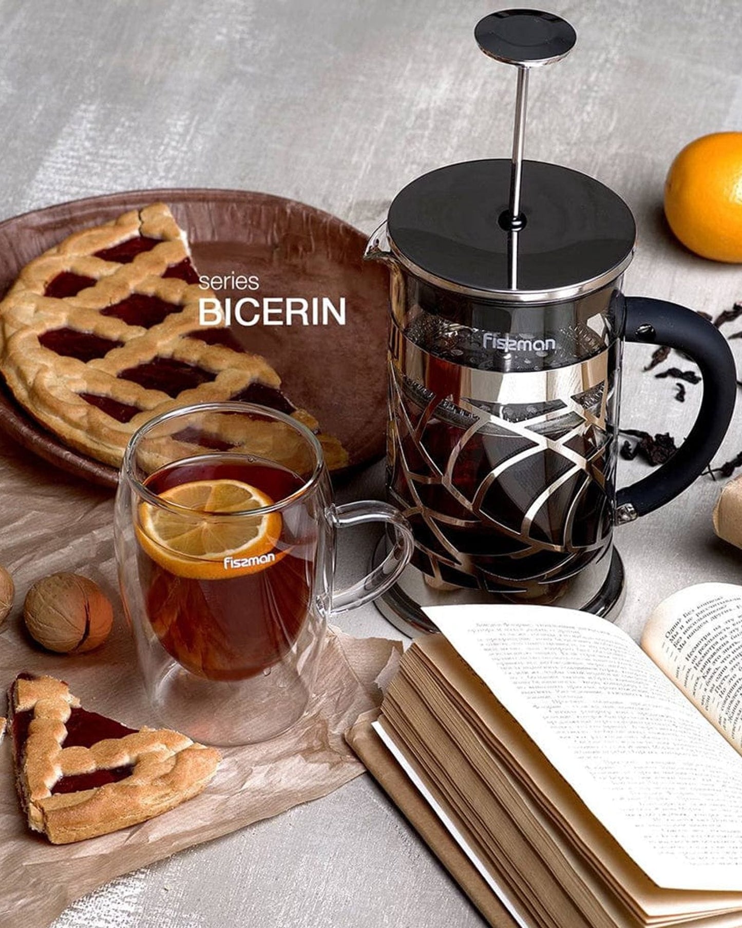 Fissman French Press Coffee Bicerin 1000ml