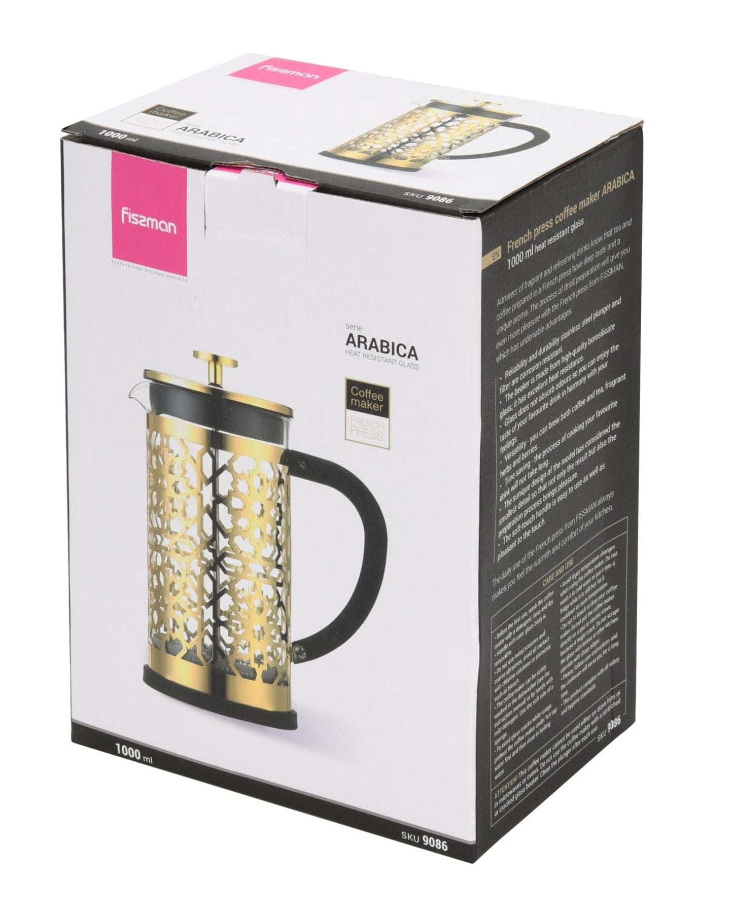 Fissman French Press Coffee Amado 1000ml