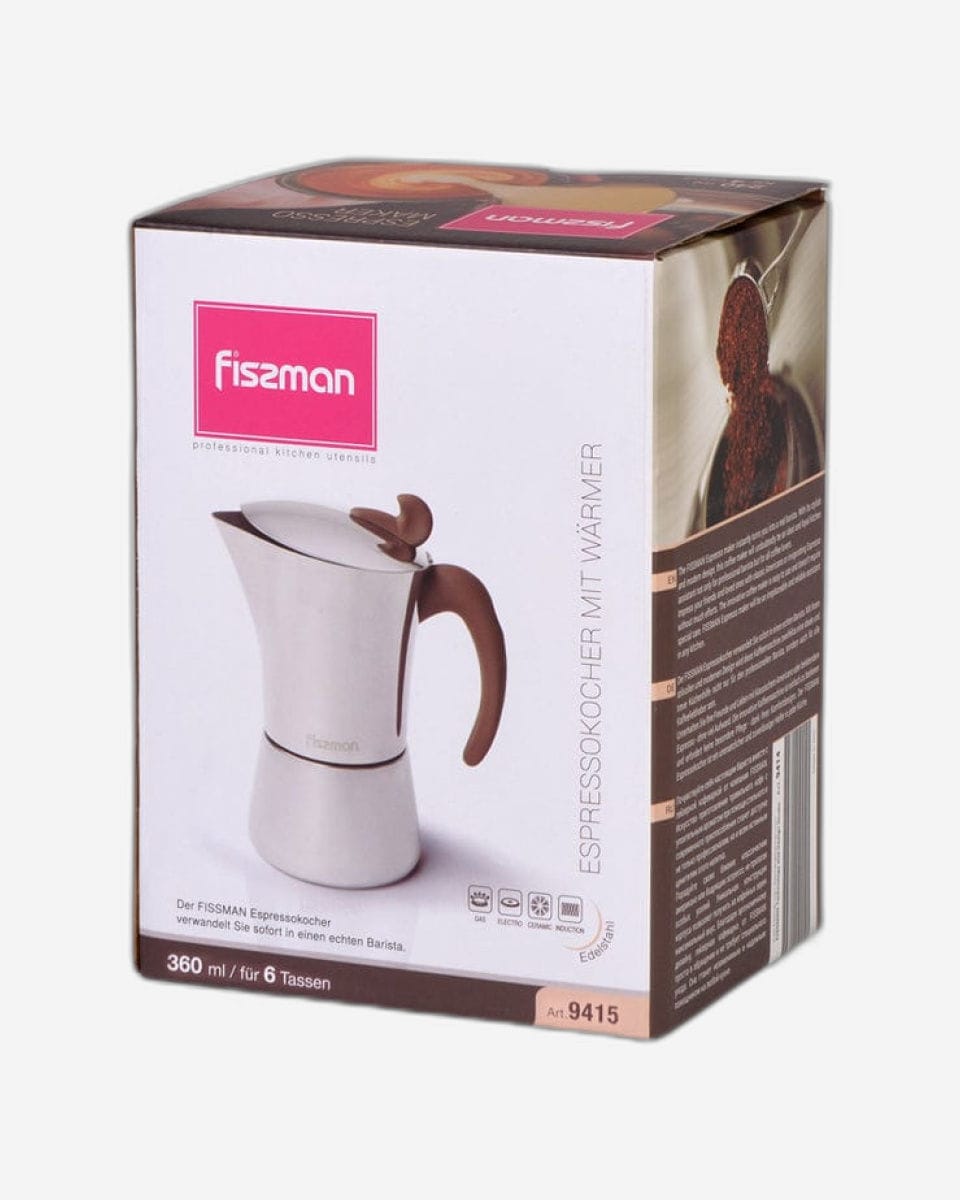 Fissman Espresso Stovetop Silver 360ml