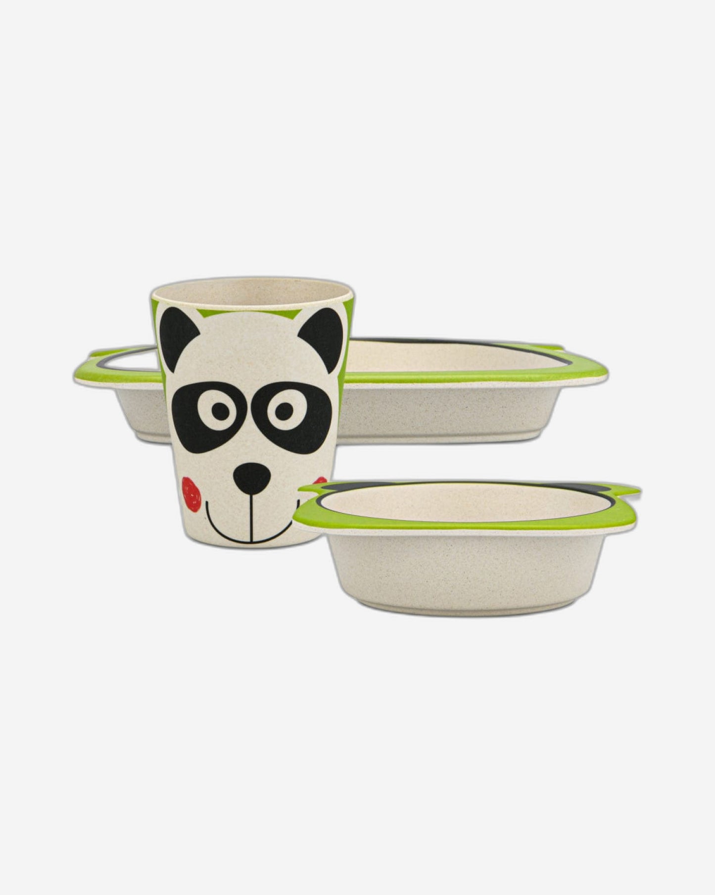 Fissman Kids Dinner Bamboo Panda Multicolour 3Pc