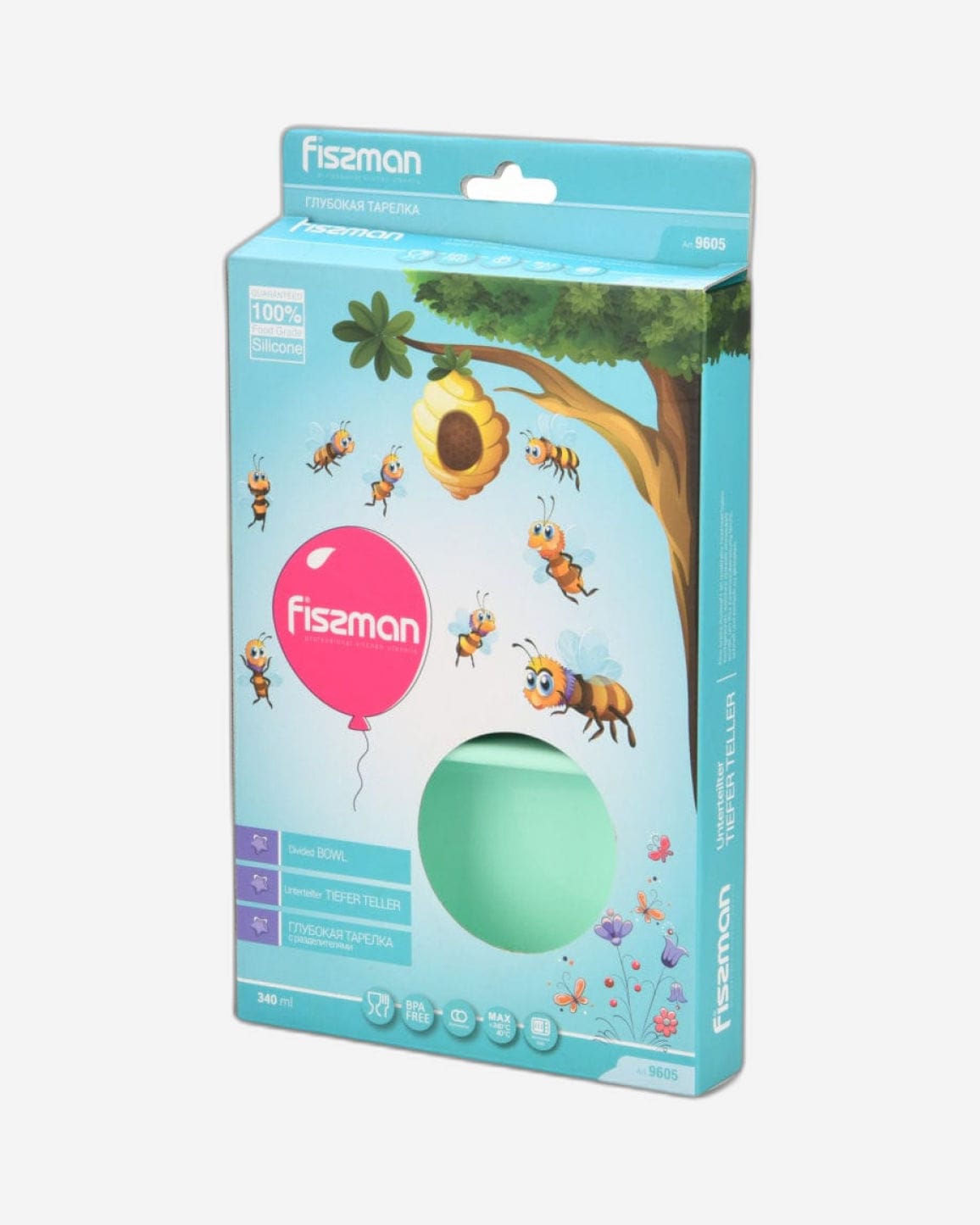 Fissman Bowl Divided Kids Mint