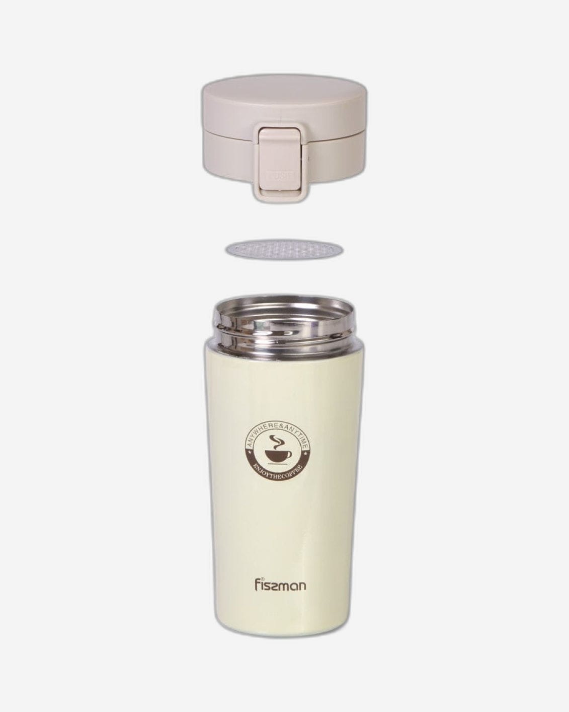 Fissman Travel Mug Beige 320ml