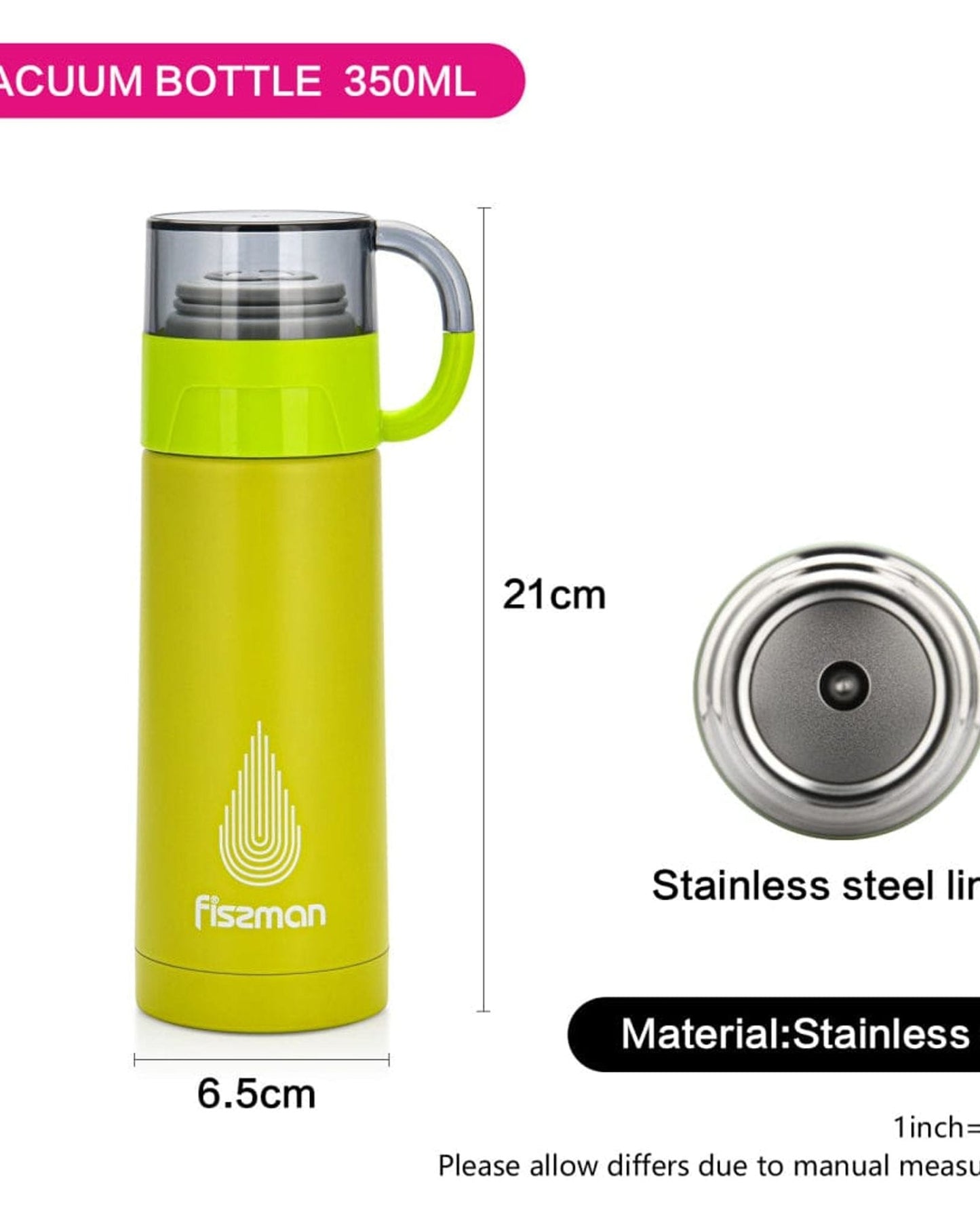 Fissman Vacuum Flask Green