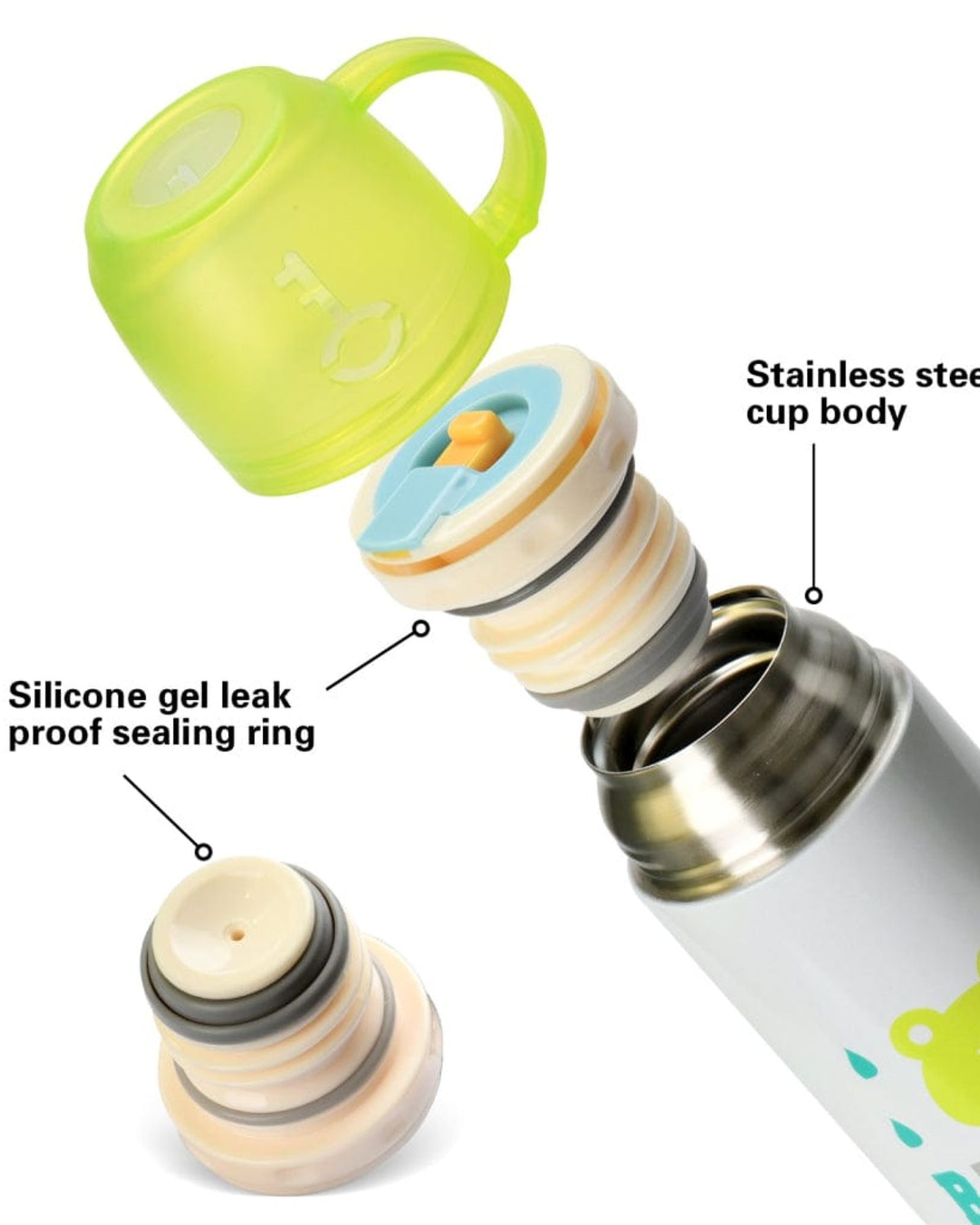 Fissman Vacuum Bottle Multicolour 500ml