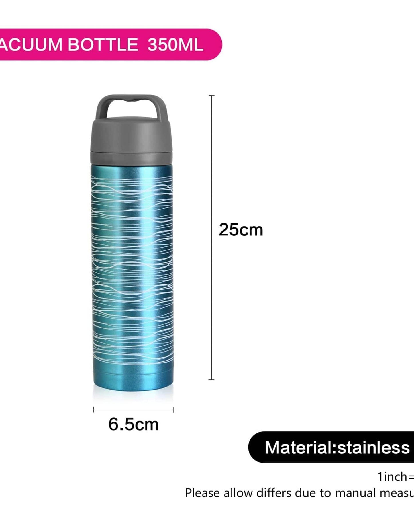 Fissman Vacuum Flask Blue