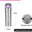 Fissman Water Bottle Silver/Purple/Black