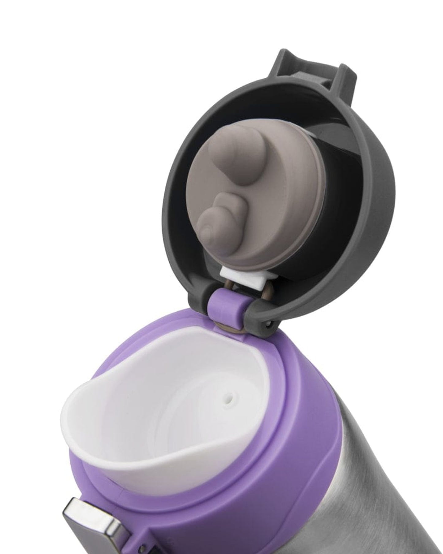 Fissman Water Bottle Silver/Purple/Black