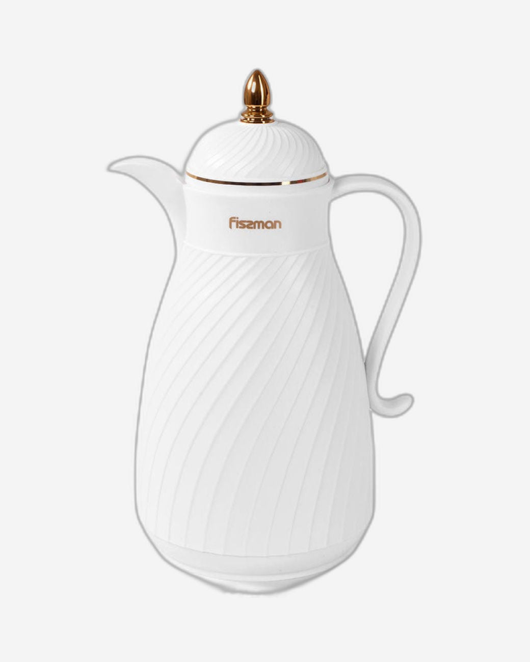 Fissman Vacuum Flask Arabic Dallah Design White 1000ml