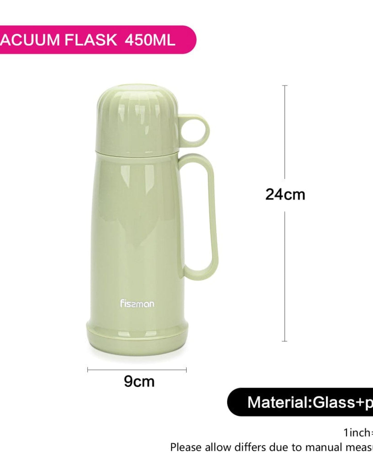 Fissman Vacuum Flask Case Olive Green