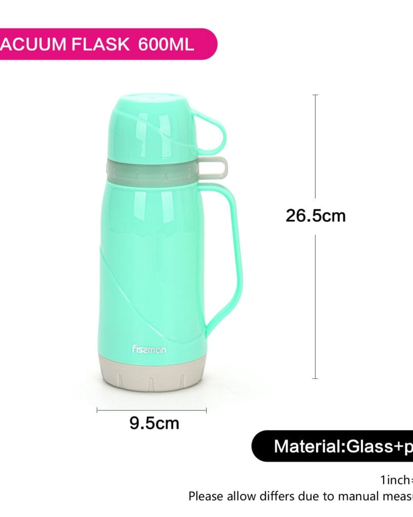 Fissman Vacuum Flask Liner Green
