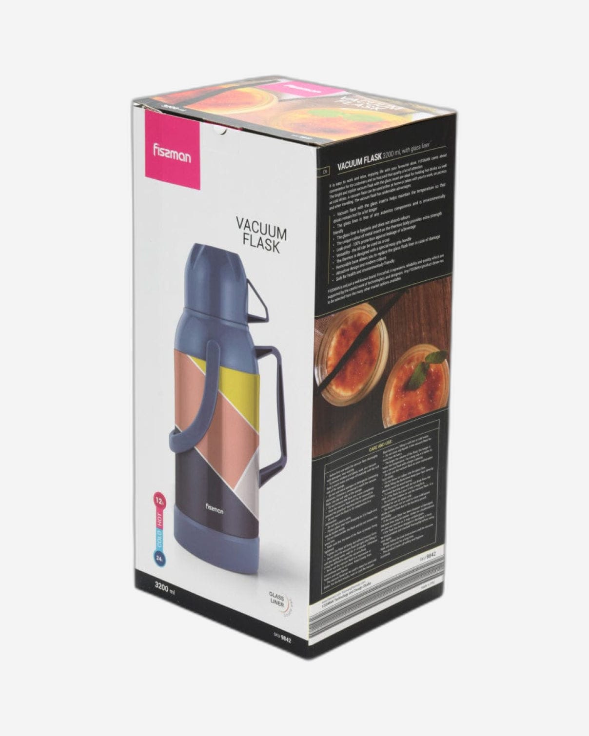 Fissman Vacuum Flask Case Multicolour 3200ml