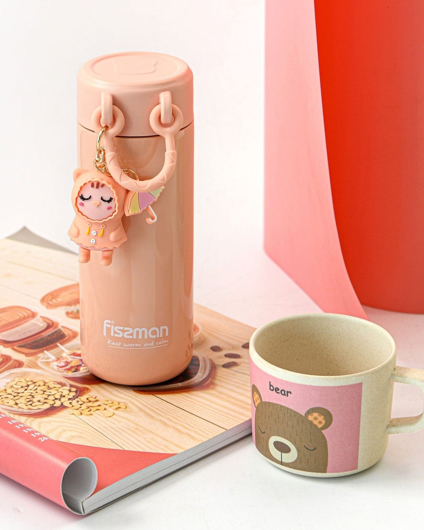 Fissman Vacuum Flask Pink