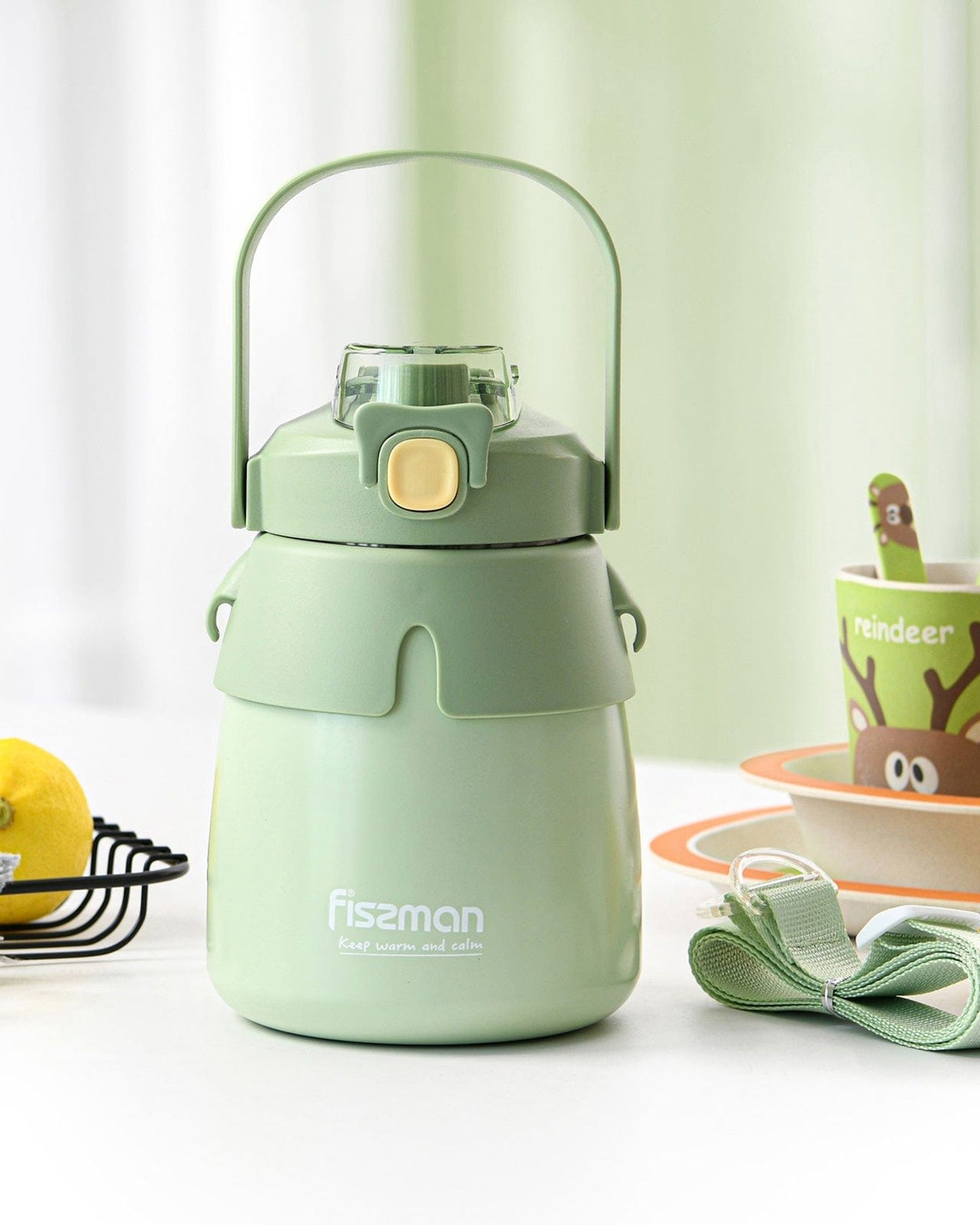 Fissman Vacuum Flask Green