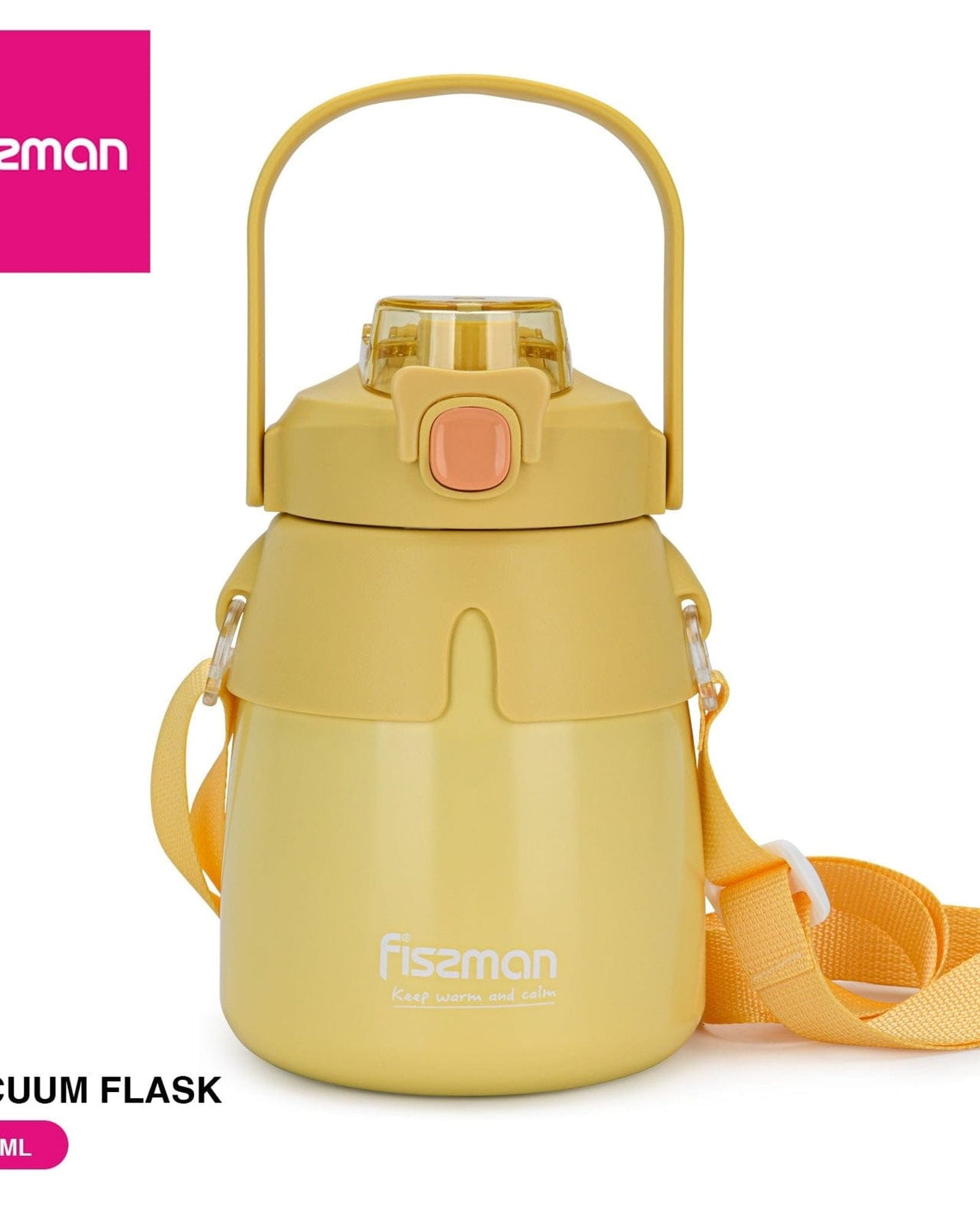 Fissman Vacuum Flask Yellow