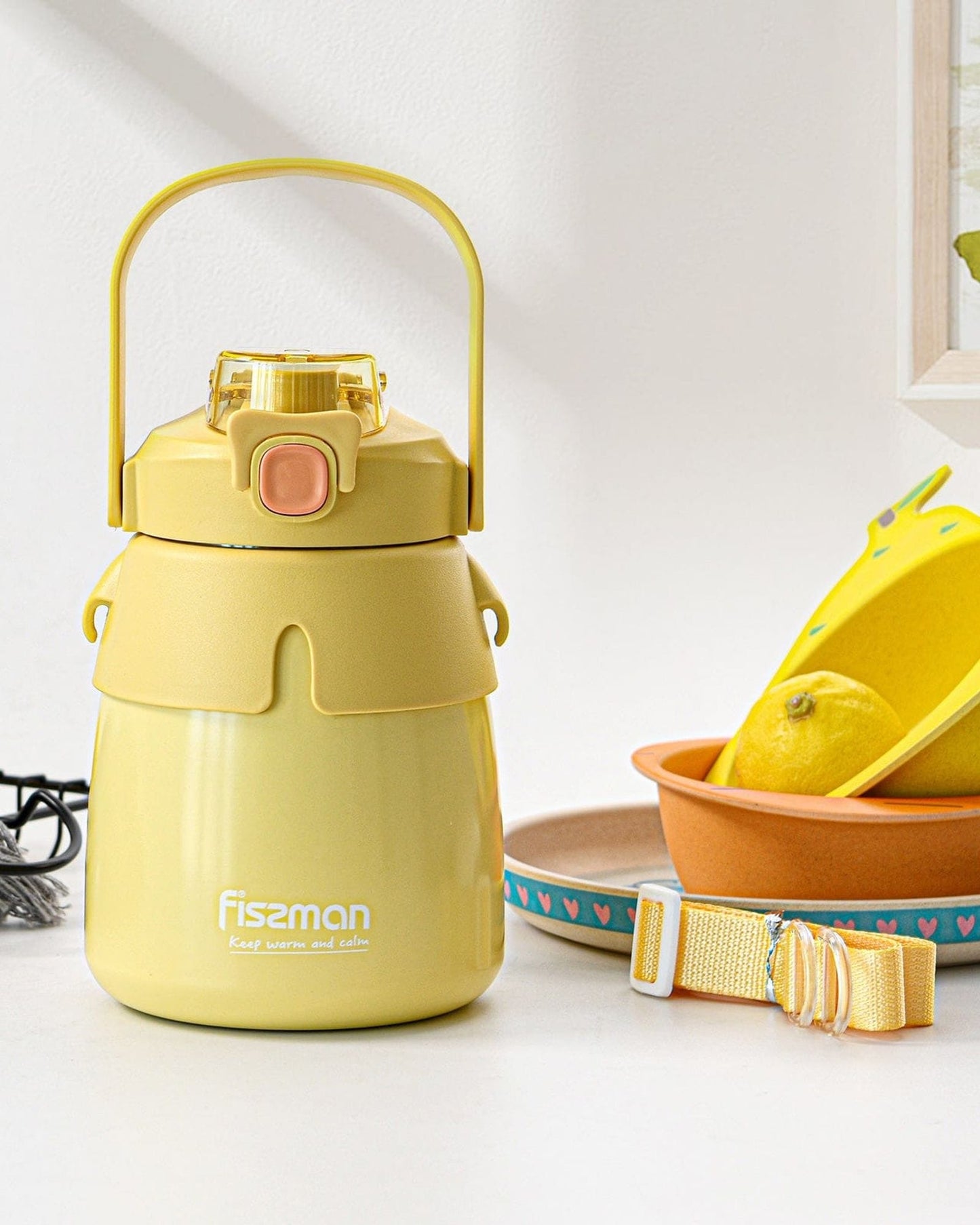 Fissman Vacuum Flask Yellow