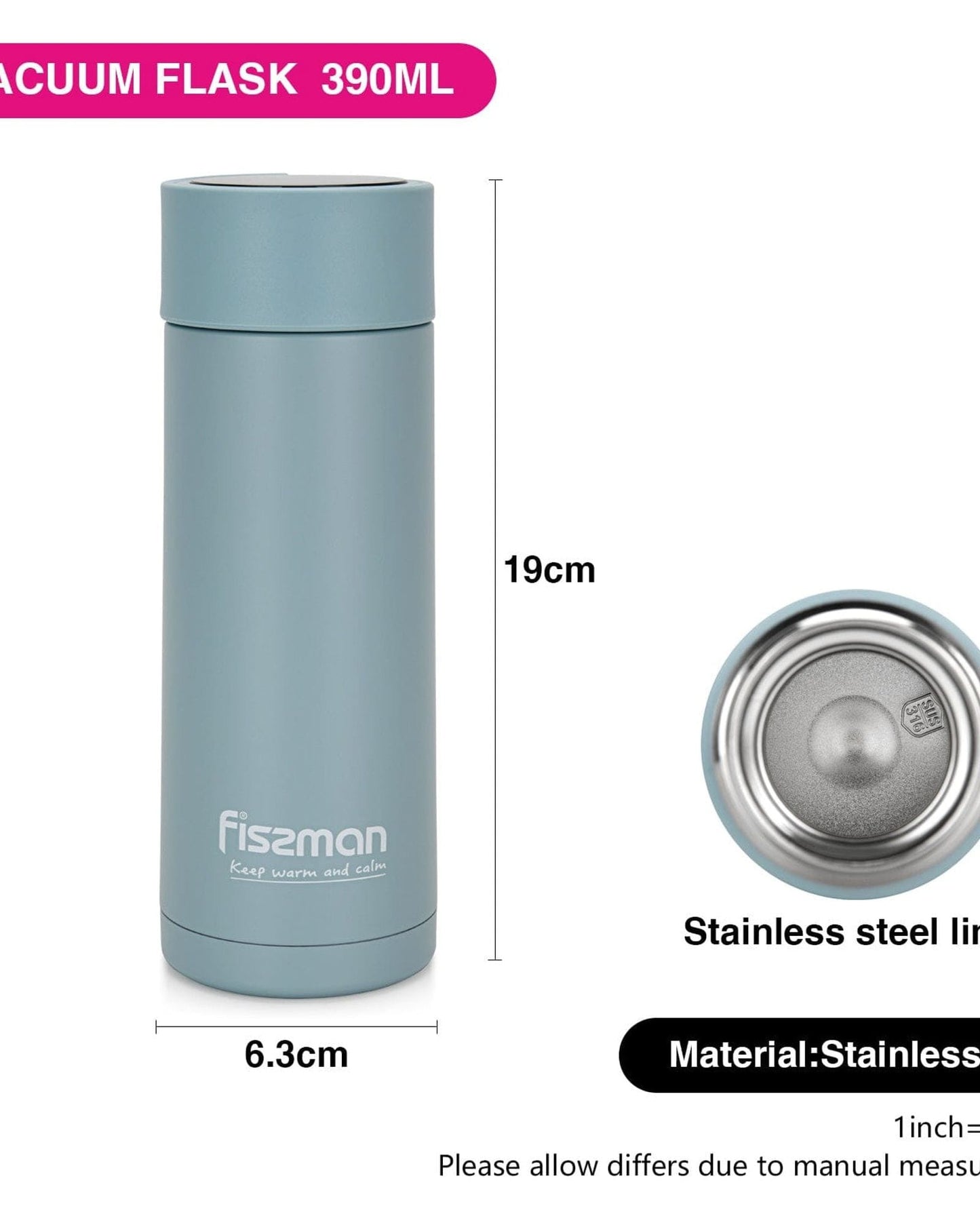 Fissman Vacuum Flask Green