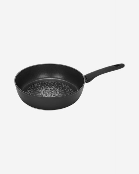 Fissman Deep Frying Pan Monique Series Non-Stick Coated Induction Bottom Black/White 28cm