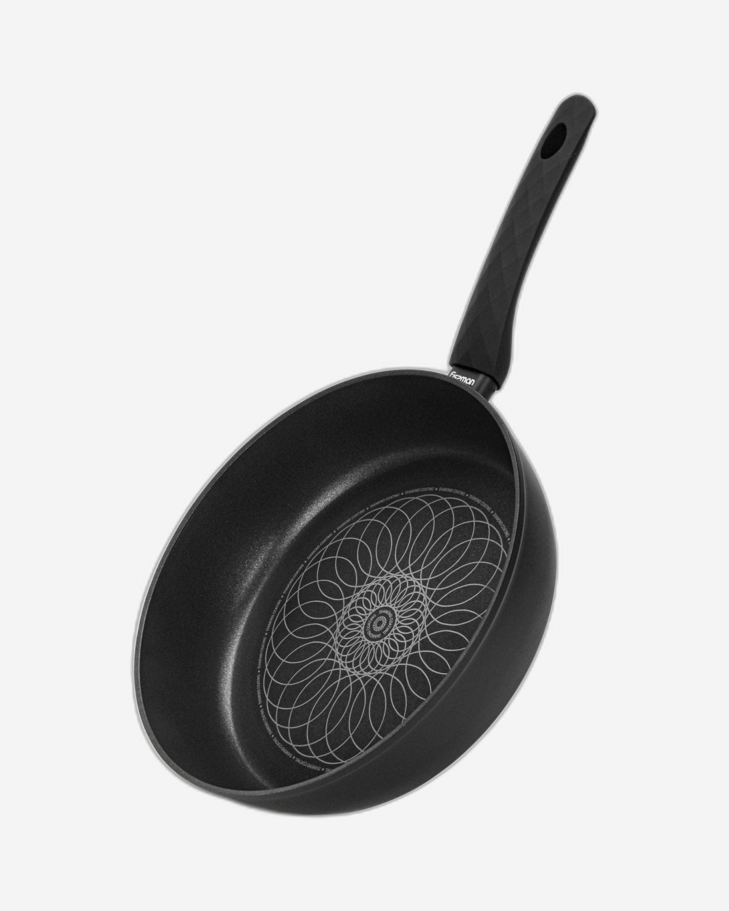 Fissman Deep Frying Pan Monique Black/White 28cm