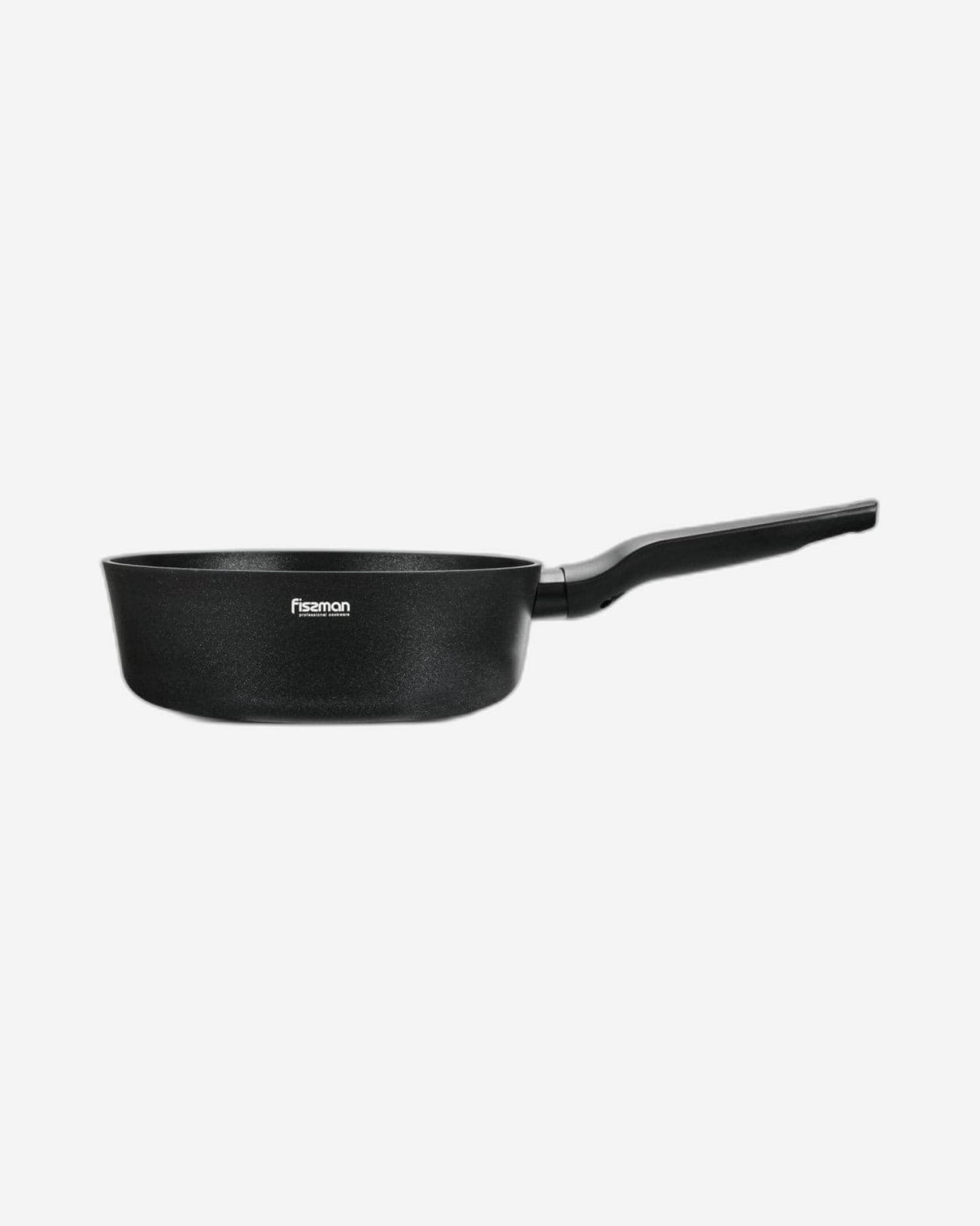 Fissman Deep Frying Pan Double Black 24cm