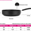 Fissman Deep Frying Pan Reina Black 28cm