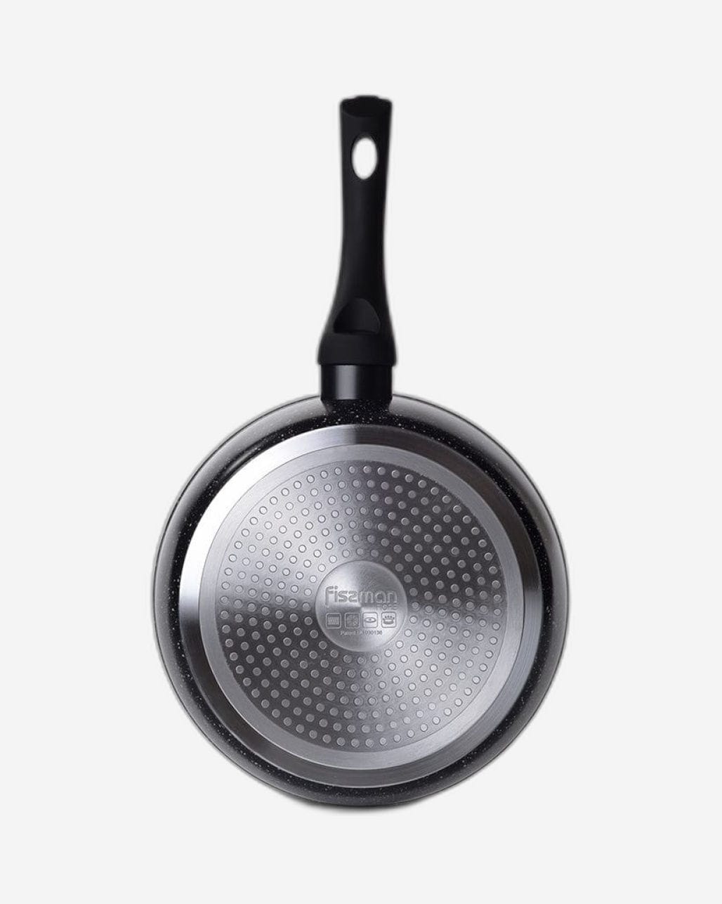 Fissman Deep Frying Pan Fiore Black 24cm
