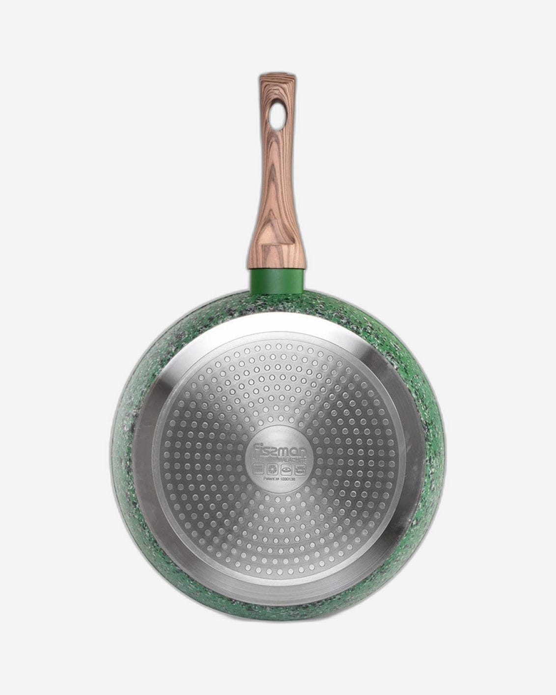 Fissman Deep Frying Pan Malachite Aluminum 24cm
