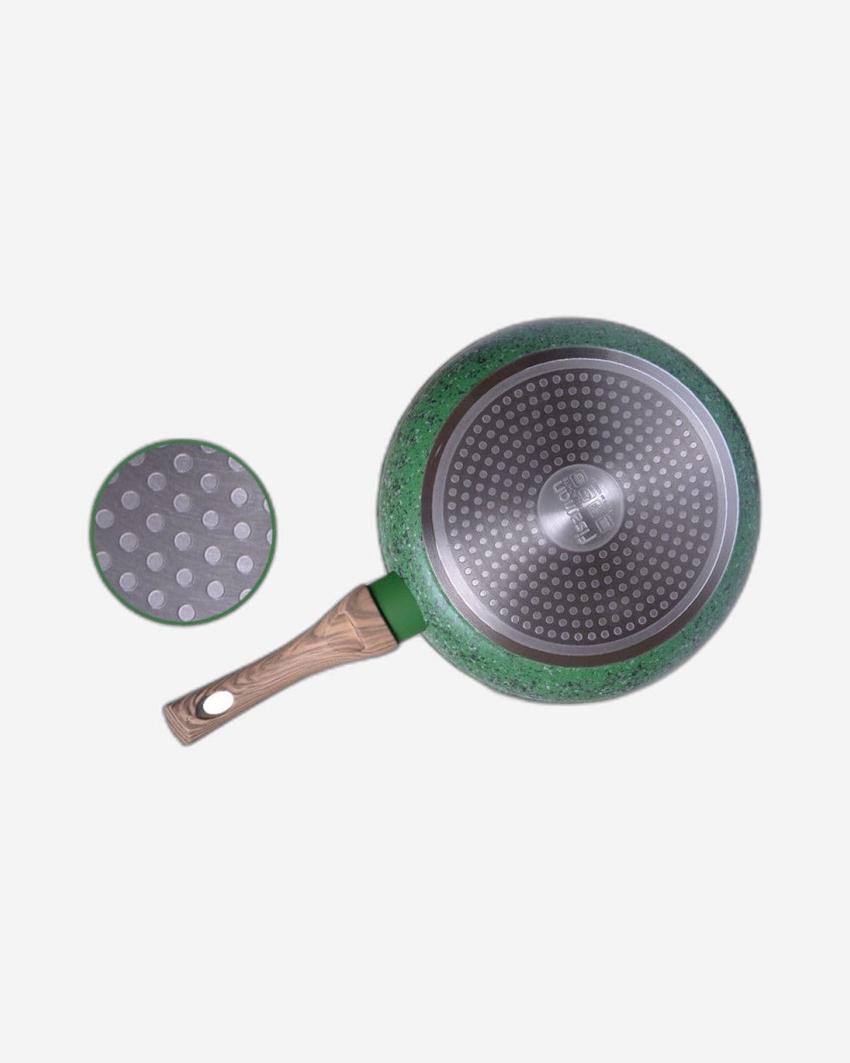 Fissman Deep Frying Pan Malachite Aluminum 26cm