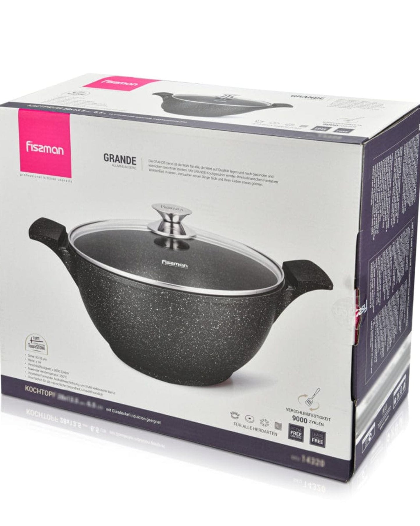 Fissman Stockpot Grande Aluminum Black 30cm