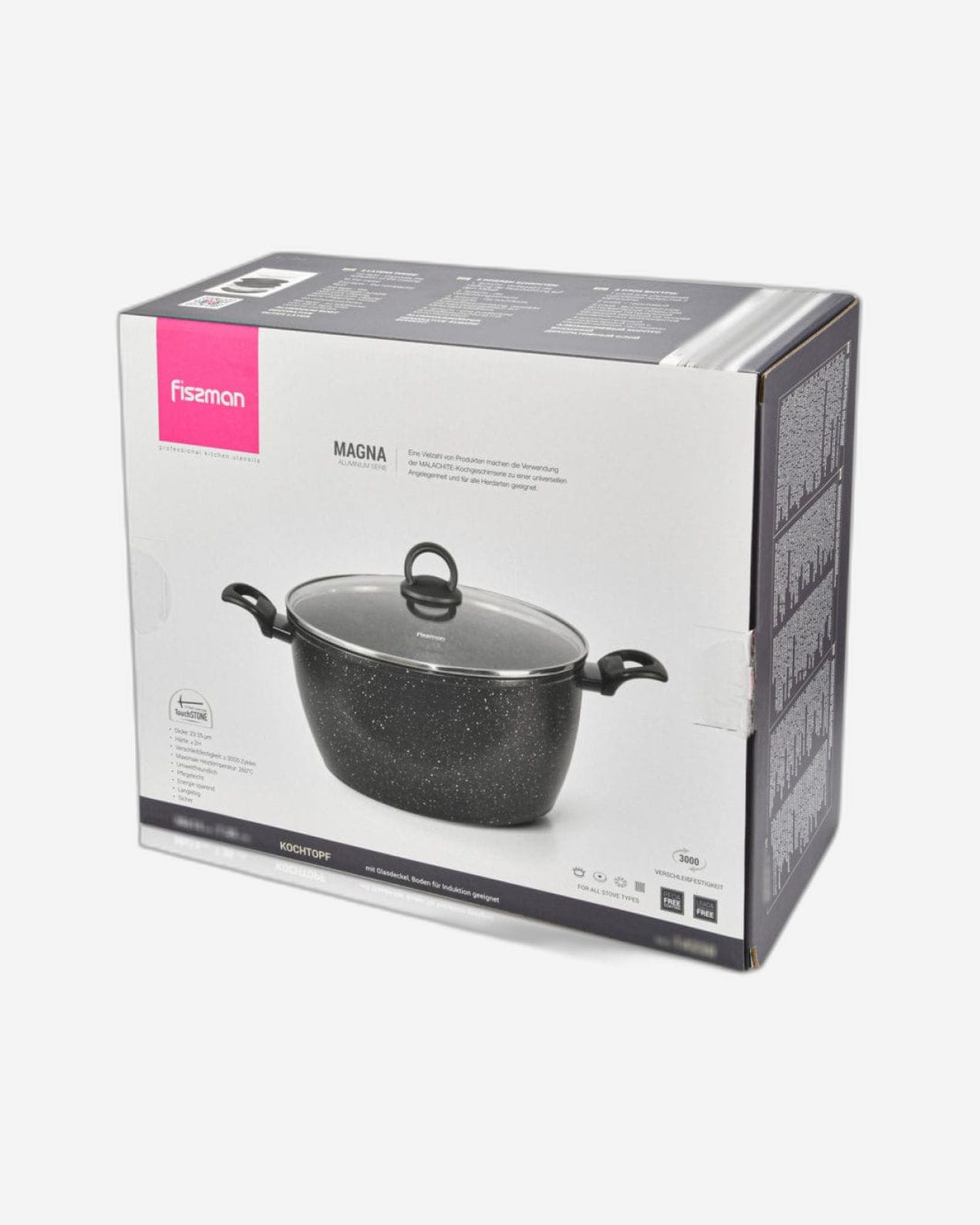 Fissman Stockpot Magna Aluminum Black 30cm